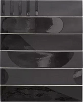 Плитка WADI DECOR NOIR глянц 6x30 арт. 30174