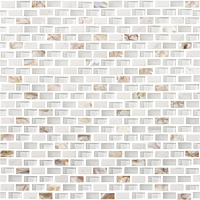 Мозаика Tribal Pearl White (1x2), 28,6x28,3, арт. L244001101