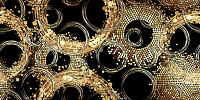 Декор Golden, 24,9x50, арт. DWU09GLD228