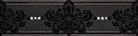 Плитка Кайма MRV185 Frise Elite Nero глянц, 8x30