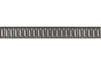 Бордюр Moldura Leonora Plata-Perla мат, 3x25