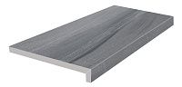 Ступень клеёная тип L Роверелла серый мат, 34x60 20 мм, арт. DL600400R20/GLF