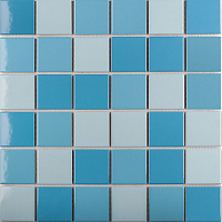 Мозаика Light Blue Mix Glossy глянц, 30,6x30,6 6 мм