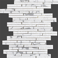 L241710231 Lines Safary Mini Strip Grey. Мозаика (22,7x30)