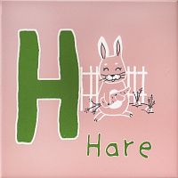 Декор Зоопарк "H" матовый мат, 20x20 6,9 мм, арт. OS/A236/5184