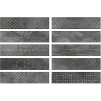 Керамогранит Freeport Mix Black мат, 8,6x35