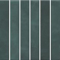 Мозаика Фес зелёный тёмный глянц 15x15 7,7 мм арт. KMD2MSM005BN