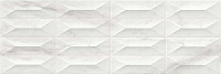Плитка Marbleplay White Struttura Gem 3D Rett глянц, 30x90 10 мм, арт. M4PC