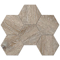 DA04 Hexagon непол 10 мм. Мозаика (25x28,5)