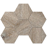 Мозаика DA04 Hexagon непол 10 мм мат, 25x28,5 10 мм