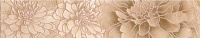 Бордюр Gloria Bloom GL-B1-CR глянц, 7,6x40