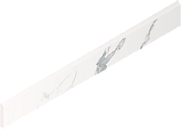 Плинтус Стелларис Статуарио Уайт мат 7,2x60 9 мм арт. 610130007449