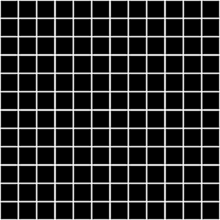 Мозаика Темари черный мат 29,8x29,8 3,5 мм арт. 20071