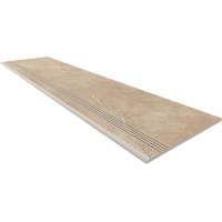 Ступень Beige Steptrade MM01 с насечками мат 30x120 арт. 69376