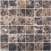 Мозаика DARK EMPERADOR MATT мат, 30,5x30,5 8 мм