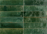 Керамогранит Lume Green глянц, 6x24 10 мм, арт. M6RQ