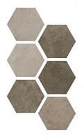 Hexagon Atlas Multi Cold. Универсальная плитка (21,6x25)