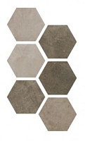 Керамогранит Hexagon Atlas Multi Cold, 21,6x25