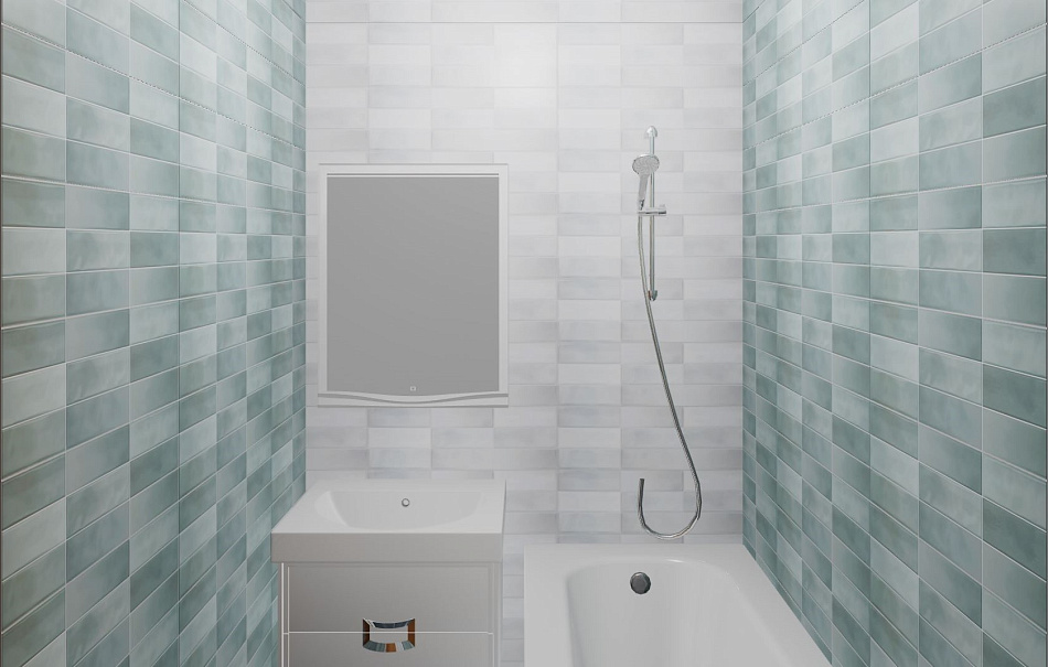 Готовый интерьер к коллекции Alma Ceramica Style (~50 000 ₽)