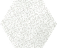 Керамогранит Pompeia Decor Blanco мат, 20x24 8 мм