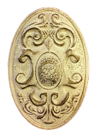 Вставка Ampir gold мат, 10x15