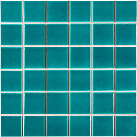 Мозаика Crackle Green Glossy глянц, 30,6x30,6 6 мм
