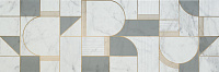 Декор Allmarble Wall Altissimo Satin Decoro Club мат, 40x120, арт. M8T4