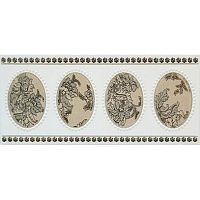 Бордюр Мидаль коричневый глянц 9x20 8 мм арт. 05-01-1-92-03-15-249-0