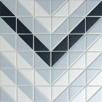 Мозаика Albion Wave Blue мат, 27,5x27,5, арт. TR2-BLM-CV