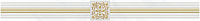Бордюр Royal белый, 6,3x60, арт. AD\A484\60044