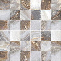Мозаика Goldy серый, 30x30 9,5 мм