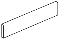 Плинтус ПЛАНЕТ УАЙТ мат, 7,2x60 9 мм, арт. 610130004669