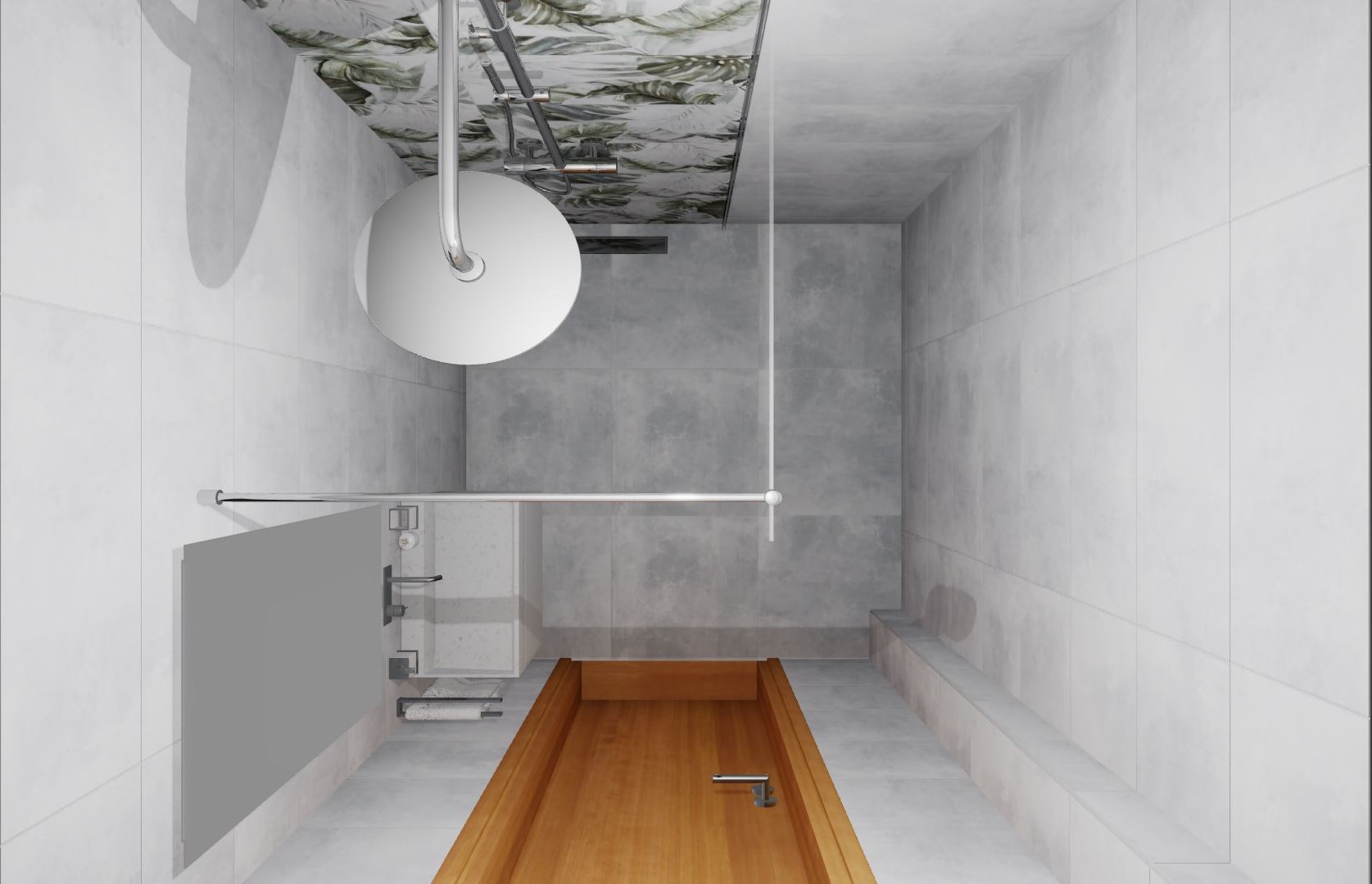 3D дизайн-проект ванной с коллекцией LAPARET Etnis